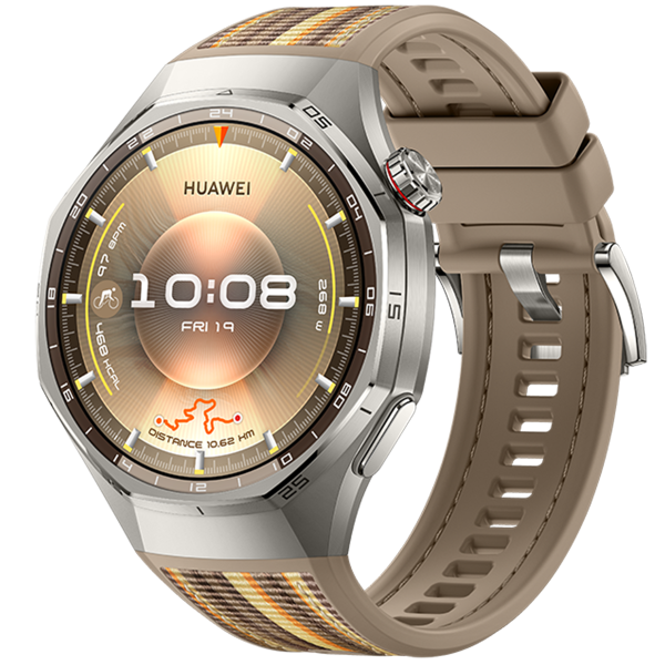 Смарт-часы Huawei Watch GT6 Pro, серебристый/коричневый