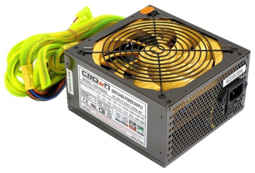 

Блок питания 500Вт ATX CROWN CM-PS500 , 140 мм, CM-PS500