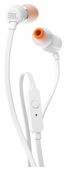 

Проводная гарнитура JBL Tune 110, Jack 3.5mm, белый (JBLT110WHT), Tune 110