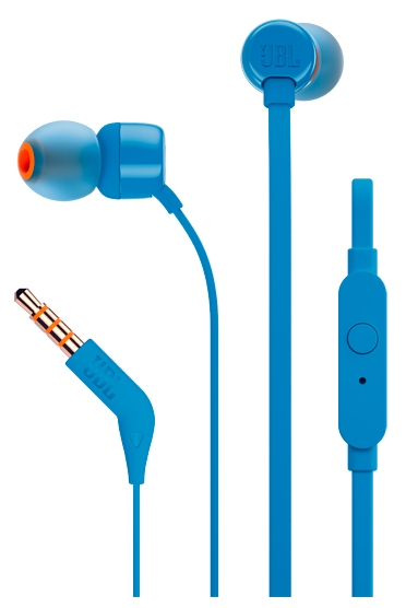 

Проводная гарнитура JBL Tune 110, Jack 3.5mm, синий (JBLT110BLU), Tune 110
