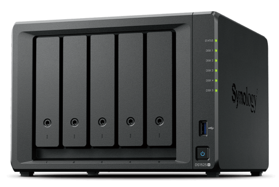 Сетевой накопитель (NAS) Synology DiskStation DS1525+, слоты 8x2.5"/3.5" SATA3 (DS1525+)