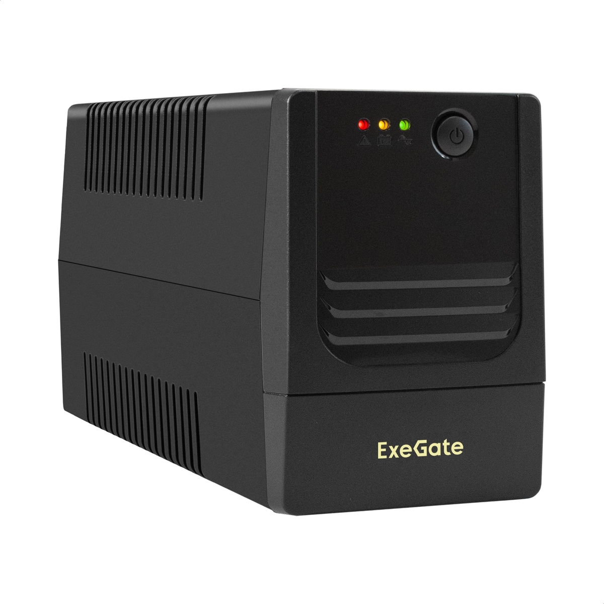 ИБП ExeGate Power Back NB-650.LED.AVR.4C13, 650 VA, 390 Вт, черный (EX299482RUS)