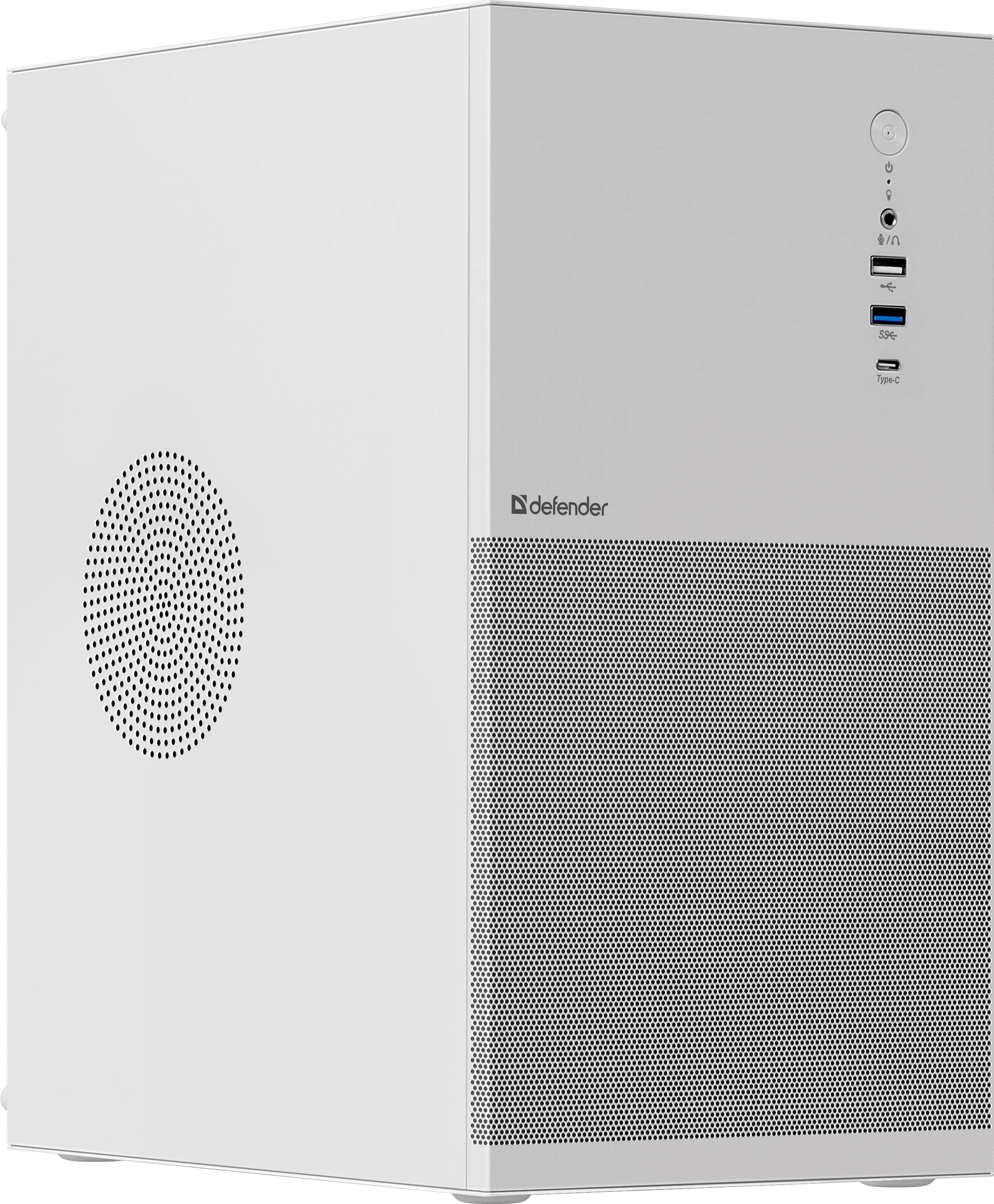 Корпус Defender Apex Metal, Mini-Tower, без БП, белый