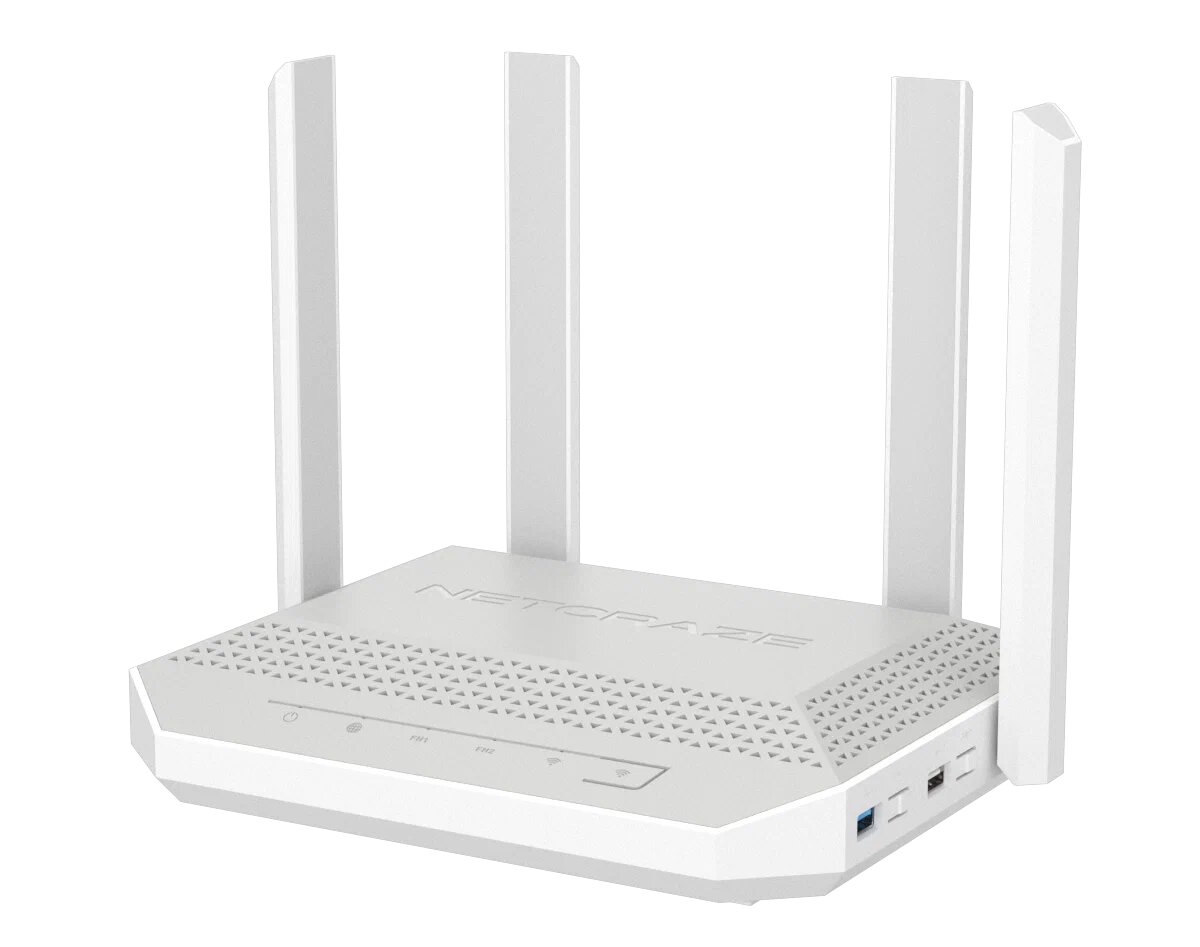 Wi-Fi роутер Netcraze Giga, до 2.98 Гбит/с (NC-1012)