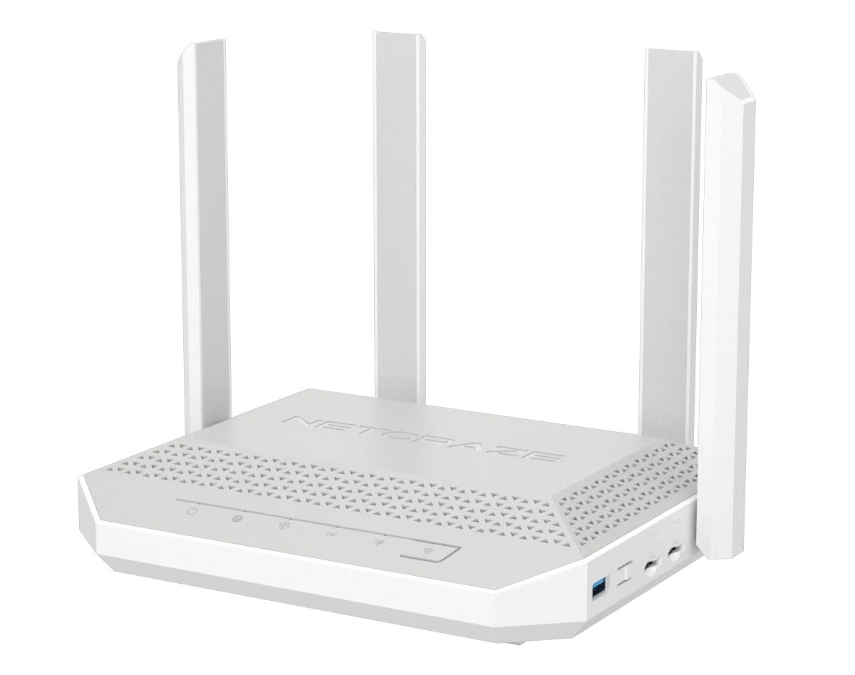 Wi-Fi роутер Netcraze Hopper 4G+, до 2.98 Гбит/с, LTE (NC-2312)