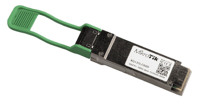 Модуль QSFP28 Mikrotik XQ+31LC02D, до 2 км, одинарный (XQ+31LC02D)