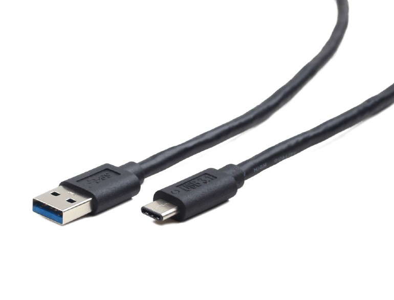 

Кабель USB3.0(Am)-USB Type-C, Cablexpert, 1м, черный (CCP-USB3-AMCM-1M)