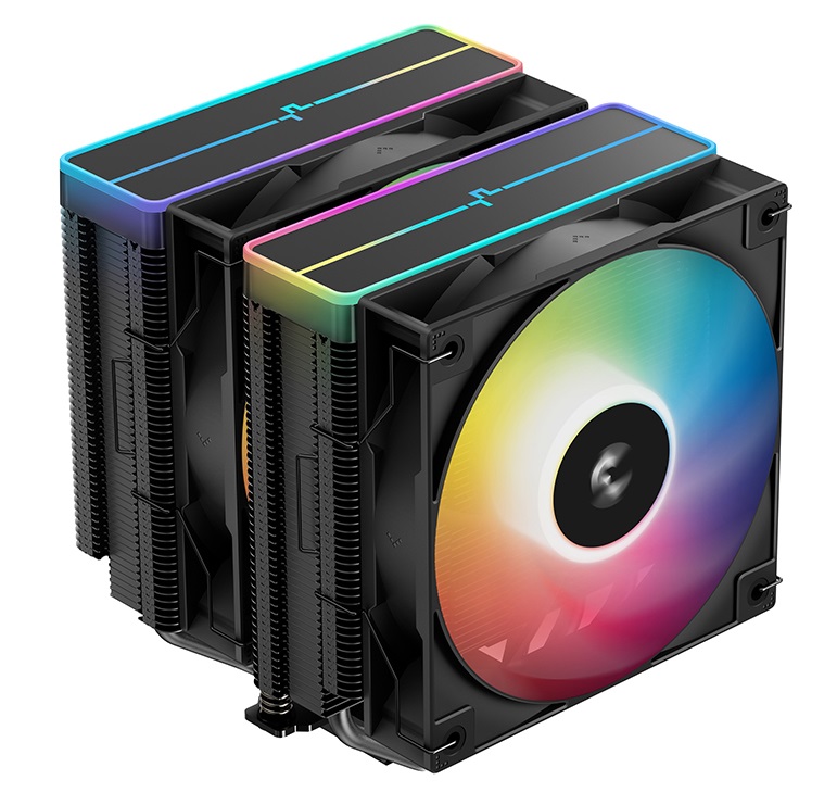Кулер для процессора DeepCool AG620 BK ARGB V2, 120 мм, 1950rpm, 260 Вт, ARGB (R-AG620-BKAMMN-GJD)
