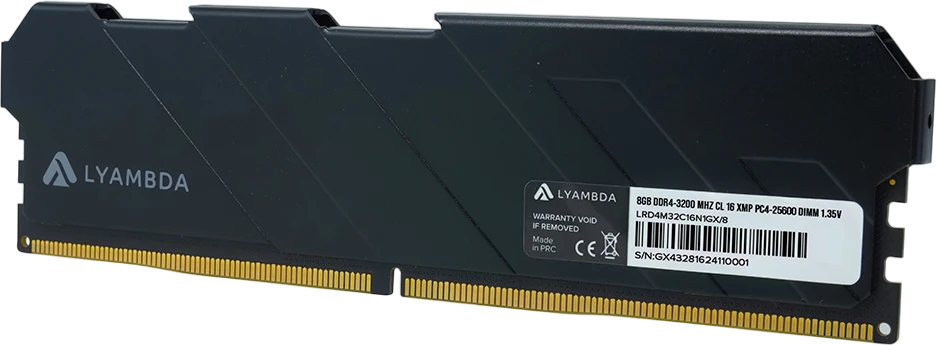 Память DDR4 DIMM 8Gb, 3200MHz Lyambda (LRD4M32C16N1GX/8)