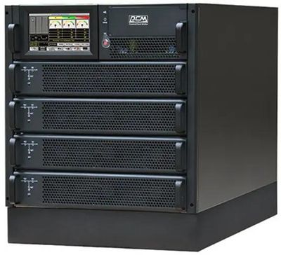 ИБП Powercom Vanguard-II-33 VGD-II-PM25R, 25000 В·А, 25 кВт, черный (VGD-II-PM25R) (без аккумуляторов)