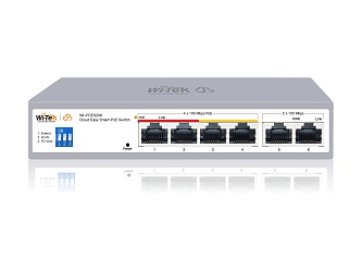 Коммутатор Wi-Tek Easy Smart WI-PCES206, 4x100 Мбит/с, SFP/uplink: RJ-45x2 (WI-PCES206)