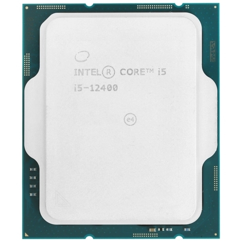 Процессор Intel Core i5-12400 Alder Lake, 6C/12T, 2500MHz 18Mb TDP-65 Вт/117 Вт LGA1700 tray (OEM) (CM8071504555317S) новый, замятия на углах, рабочий