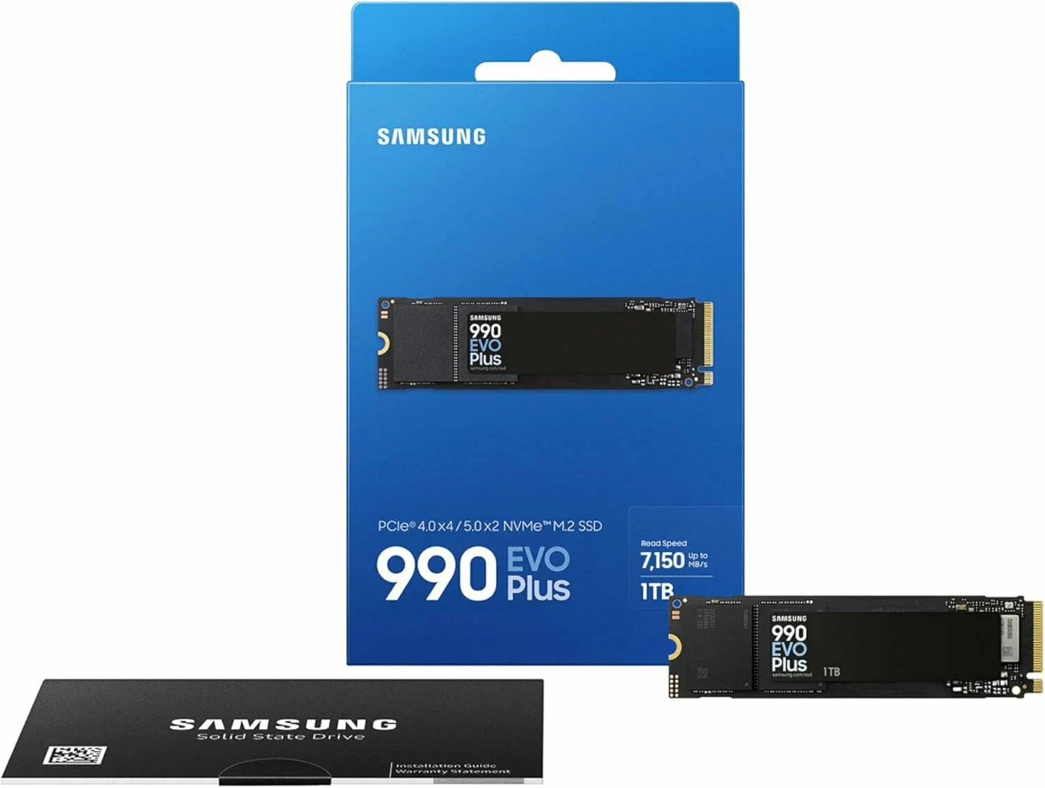 SSD Samsung 990 EVO Plus 1Tb PCI-E 4.0 x4 (MZ-V9S1T0B/AM)