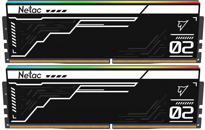 Комплект памяти DDR5 DIMM 32Gb (2x16Gb), 7600MHz Netac (NTS2D5P76DP-32K)