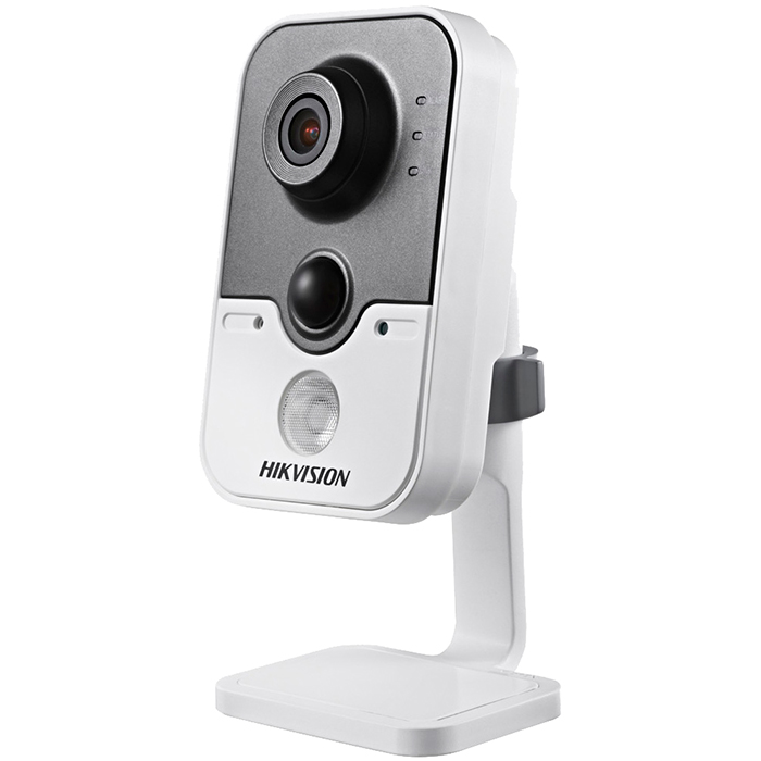 IP-камера HikVision DS-2CD2432F-I (4mm) 4мм, настольная, 3Мпикс, CMOS, до 2048x1536, до 25кадров/с, ИК подсветка 10м, POE, -20 °C/+60 °C, белый (DS-2CD2432F-I) DS-2CD2432F-I (4mm) - фото 1