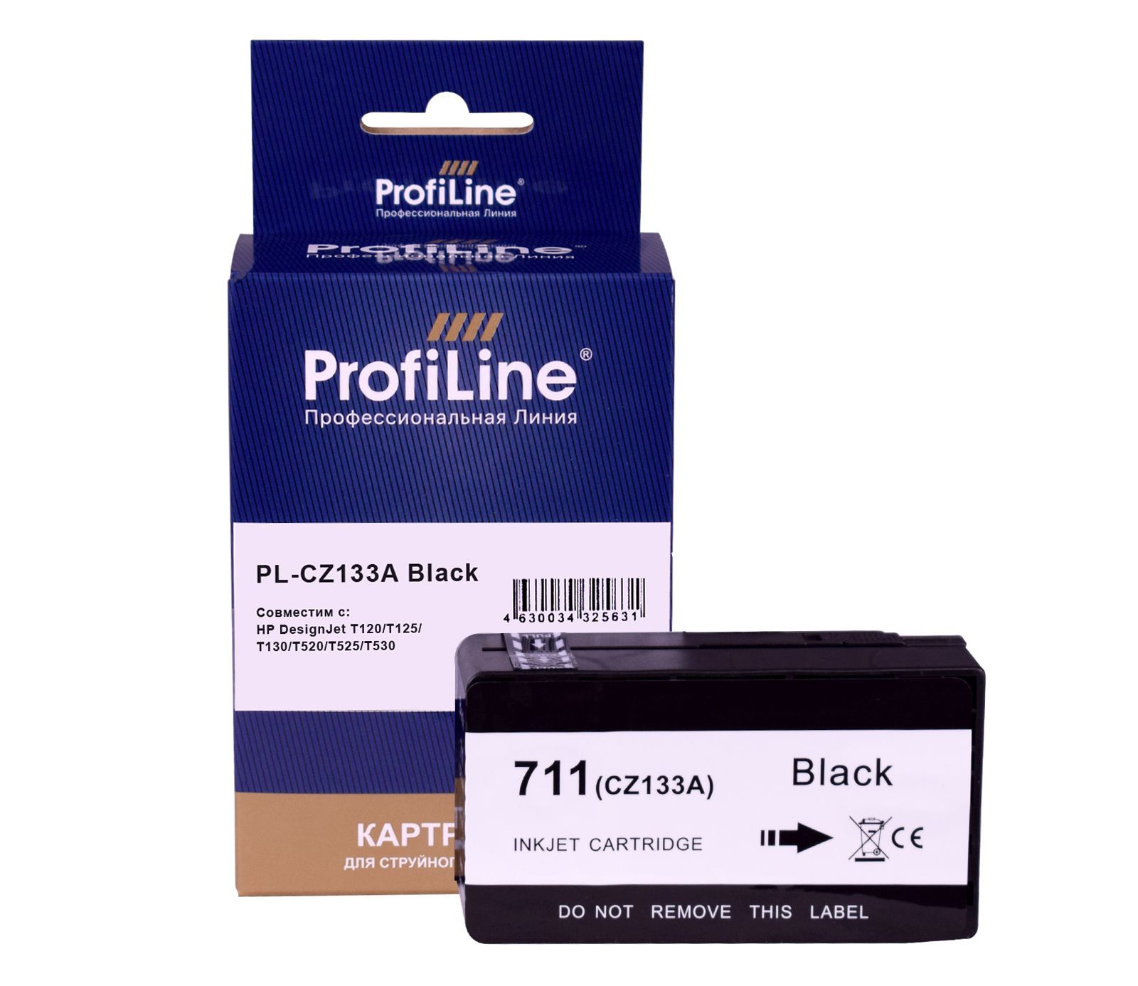 

Картридж струйный ProfiLine PL_CZ133A_BK (№711/CZ133A), черный, совместимый, 80 мл, для HP DesignJet T120/T125/T130/T520/T525/T530