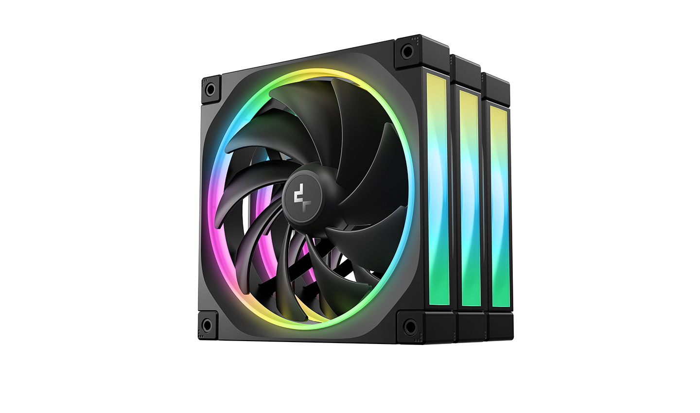 Комплект вентиляторов Deepcool FL14 3 IN 1, 140 мм, 3шт (R-FL14-BKAPN3-G)