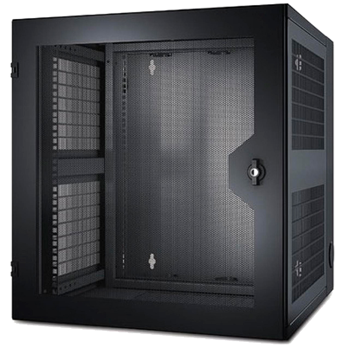 

Дверь APC NetShelter WX 13U Vented Front Door Black (AR100HD), Черный, Перфорированная передняя дверца для шкафа NetShelter WX