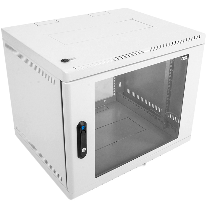 

Шкаф телекоммуникационный настенный 6U 600x300 мм, стекло, серый, в сборе, ЦМО ШРН-6.300 (30144246500), ШРН-6.300