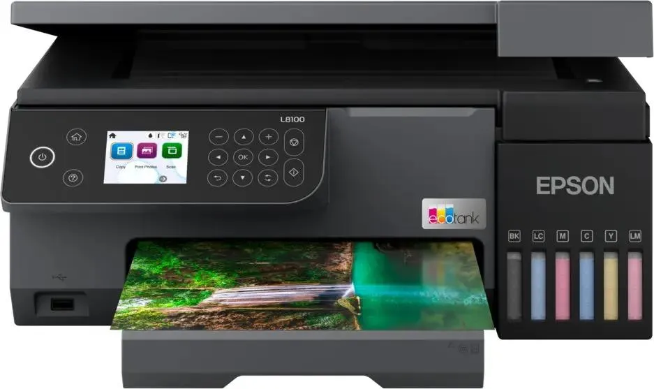 МФУ струйный Epson EcoTank L8100, A4, цветной