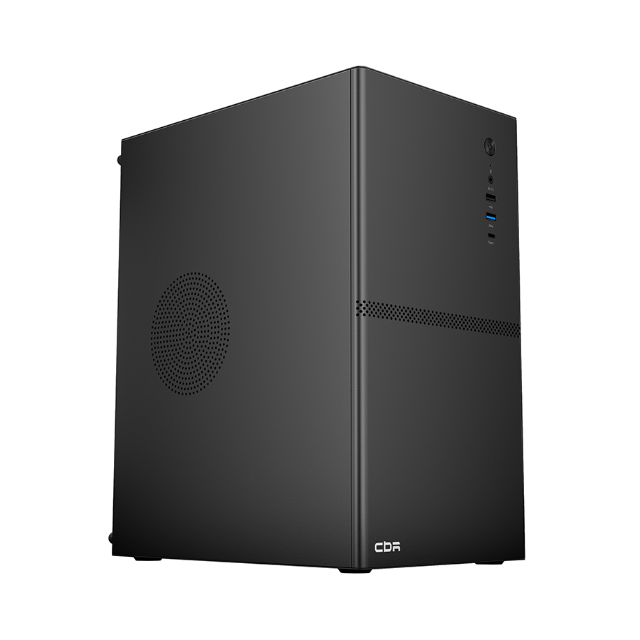Корпус CBR V863, Mini-Tower, без БП, черный