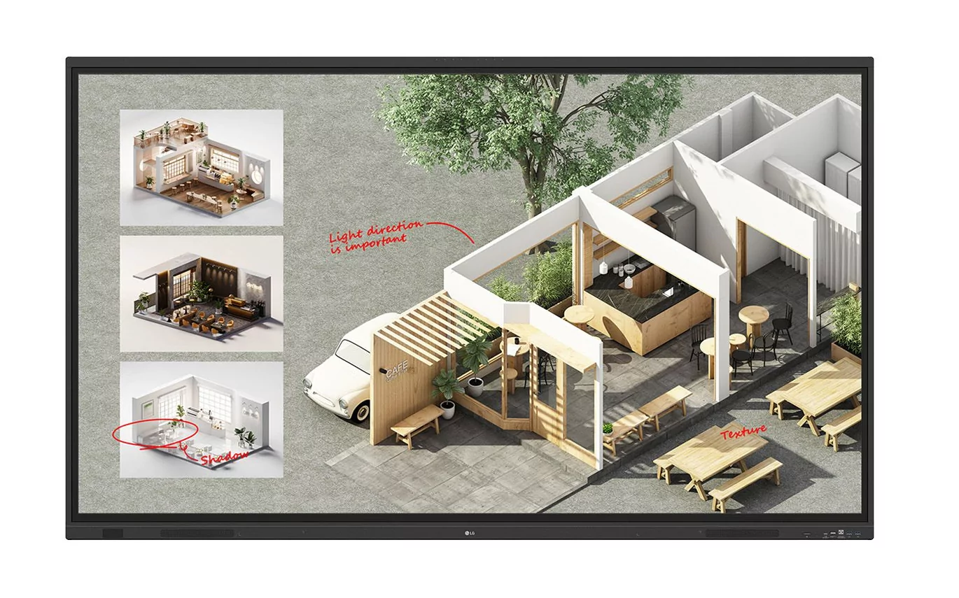 Интерактивный дисплей 86" LG 86TR3DQ-B, 4K, 3840x2160