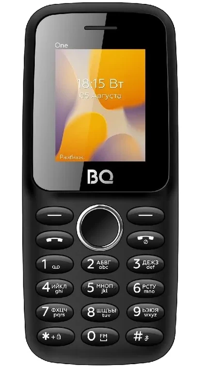 Мобильный телефон BQ 1800L One черный