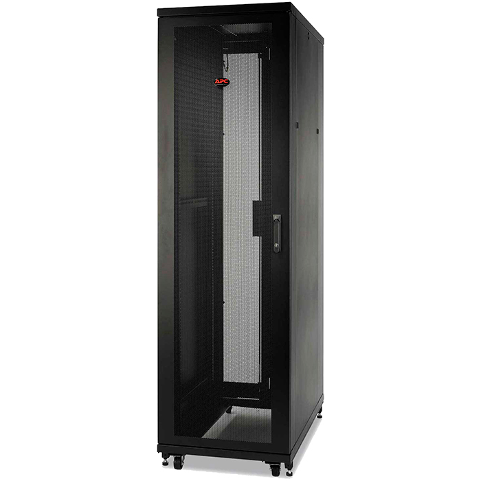 Шкаф серверный напольный 42U 600x1060 мм, металл, черный, разборный, APC AR2400