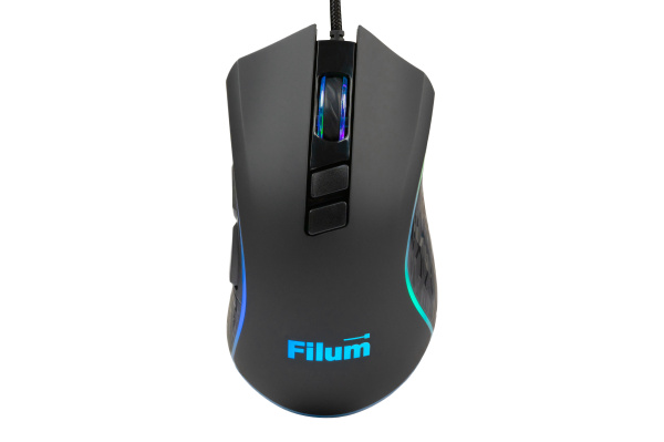 Мышь Filum FL-GM20, USB, черный (FL-GM20)