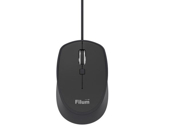 Мышь Filum FL-M10-BK, USB, черный (FL-M10-BK)