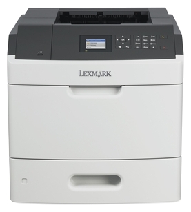 Принтер лазерный Lexmark MS812dn, A4, ч/б, 66стр/мин (A4 ч/б), 1200x1200dpi, дуплекс, сетевой, USB (40G0330)