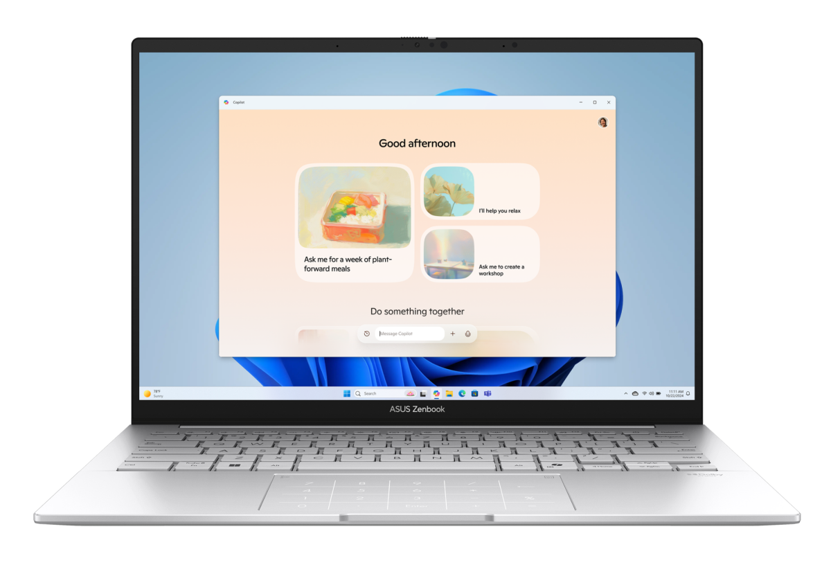 Ноутбук 14" ASUS ZenBook 14 UX3405CA-PP642, серебристый (90NB14W2-M00Y50)