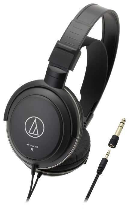 

Проводные наушники Audio-Technica ATH-AVC200, jack 3.5 мм, черный, ATH-AVC200