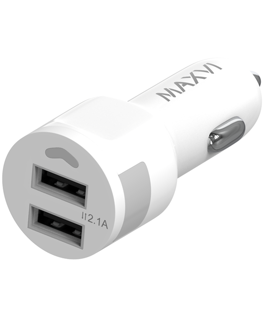 Автомобильное зарядное устройство Maxvi CCM-212 Plus M , 2xUSB