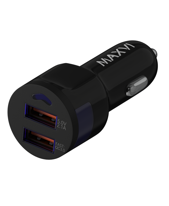 Автомобильное зарядное устройство Maxvi CCM-522 Plus M, 2xUSB