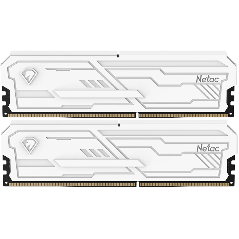 Комплект памяти DDR5 DIMM 32Gb (2x16Gb), 6400MHz Netac (NTSHD5P64DP-32W)