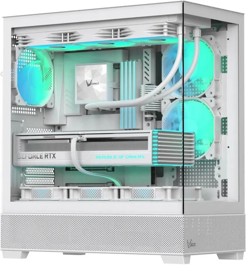 Корпус Formula Crystal Z2 Z2, Midi-Tower, без БП, белый