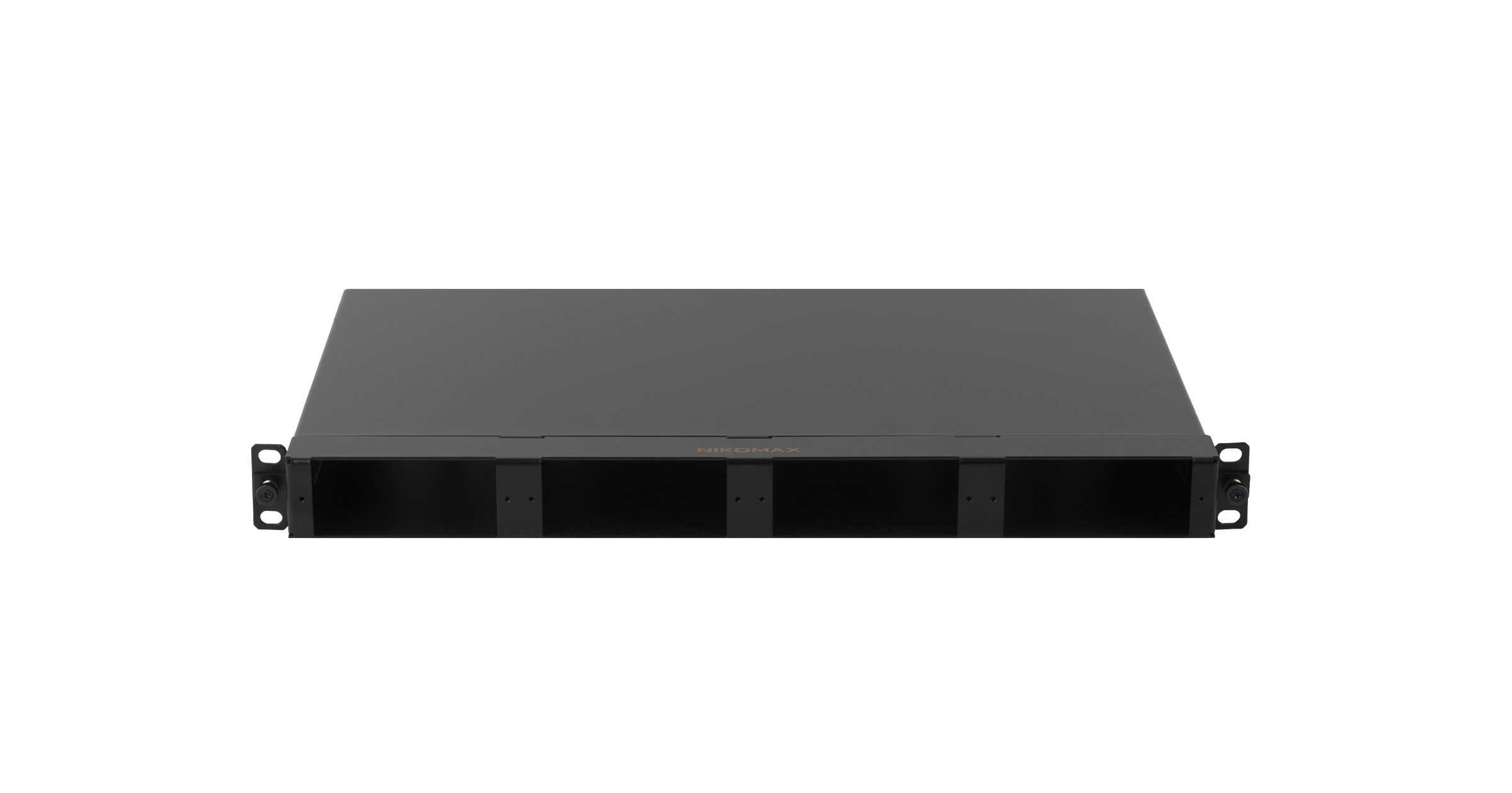 Кросс оптический NIKOMAX, 1U, в стойку 19" (NMF-RP04-BL-MS-S-1U-BK)