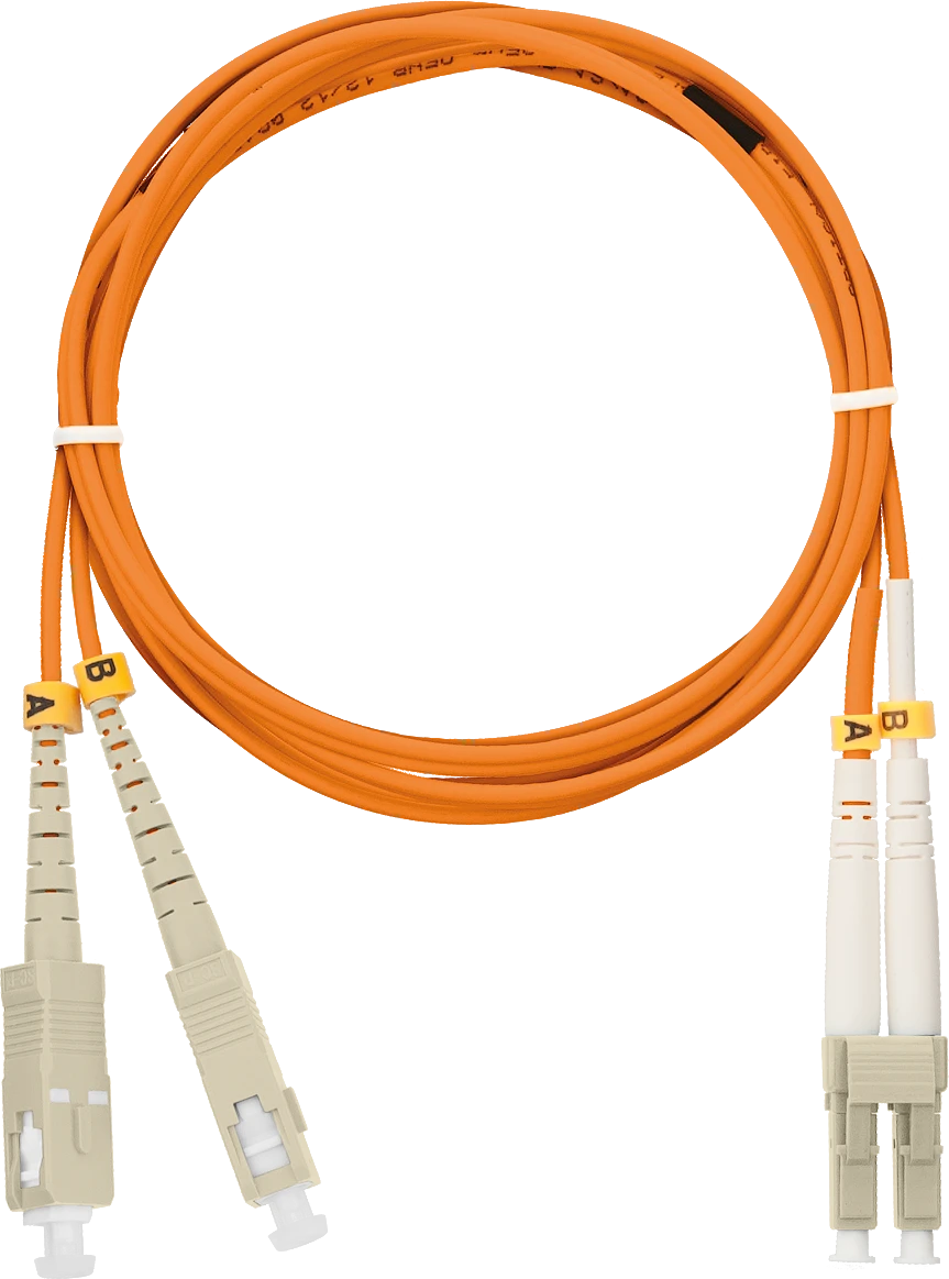 Патч-корд оптический NIKOMAX многомодовый, двойной, 10 м (NMF-PC2M2C2-SCU-LCU-010)