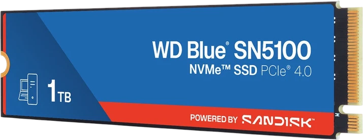 SSD Western Digital Blue 1Tb PCI-E 4.0 x4 (WDS100T5B0E)