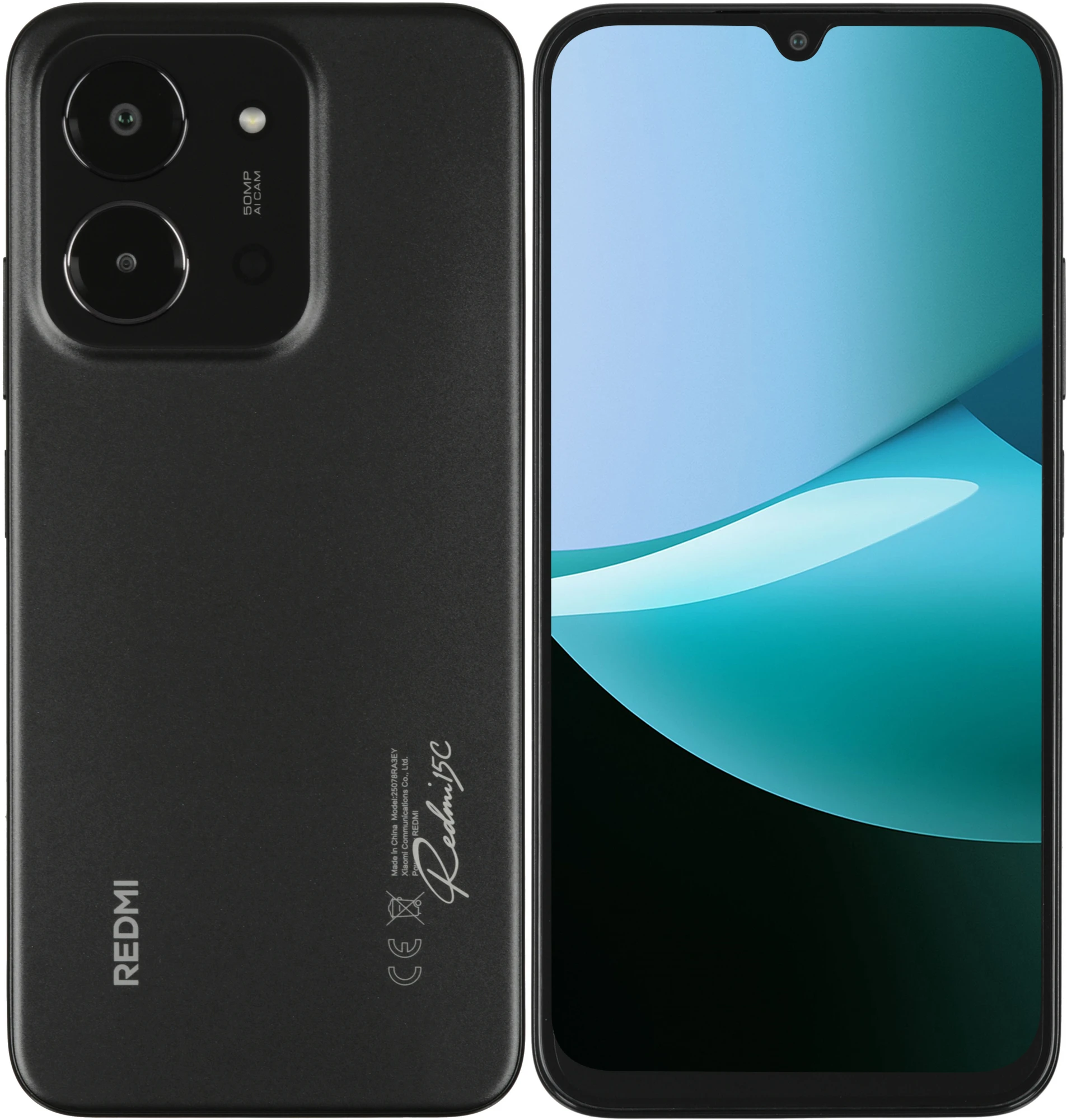 Смартфон Xiaomi REDMI 15C 8Gb/256Gb черный (MZB0KO7RU/67517)