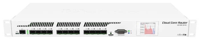 

Маршрутизатор MikroTik Cloud Core Router 1016-12S-1S+, 12SFP, 1SFP+, USB (CCR1016-12S-1S+), Cloud Core Router CCR1016-12S-1S+