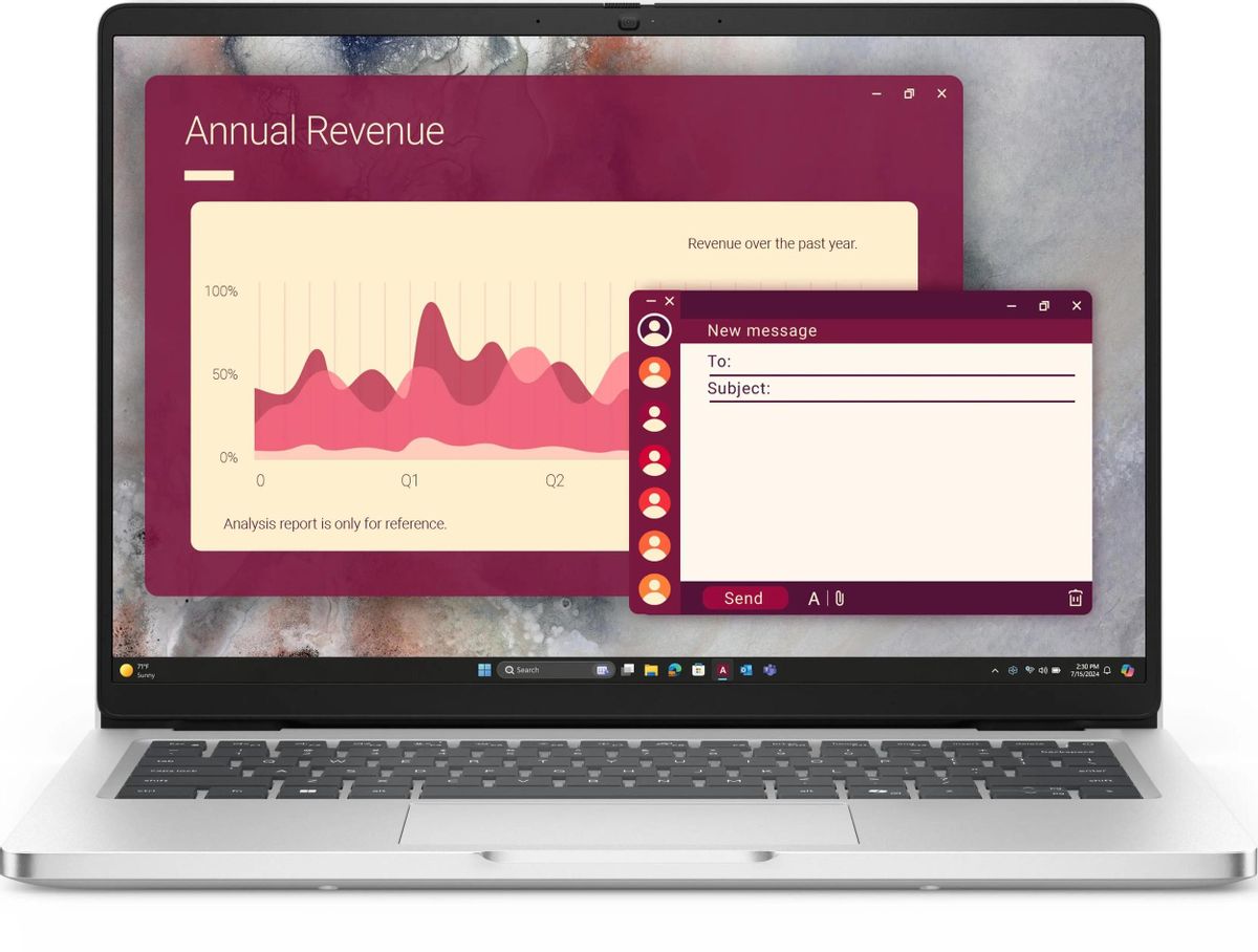 Ноутбук 14" Dell 14 Pro, серебристый (PRO14-5853)