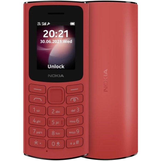 Мобильный телефон Nokia 106 TA-1564 DS красный