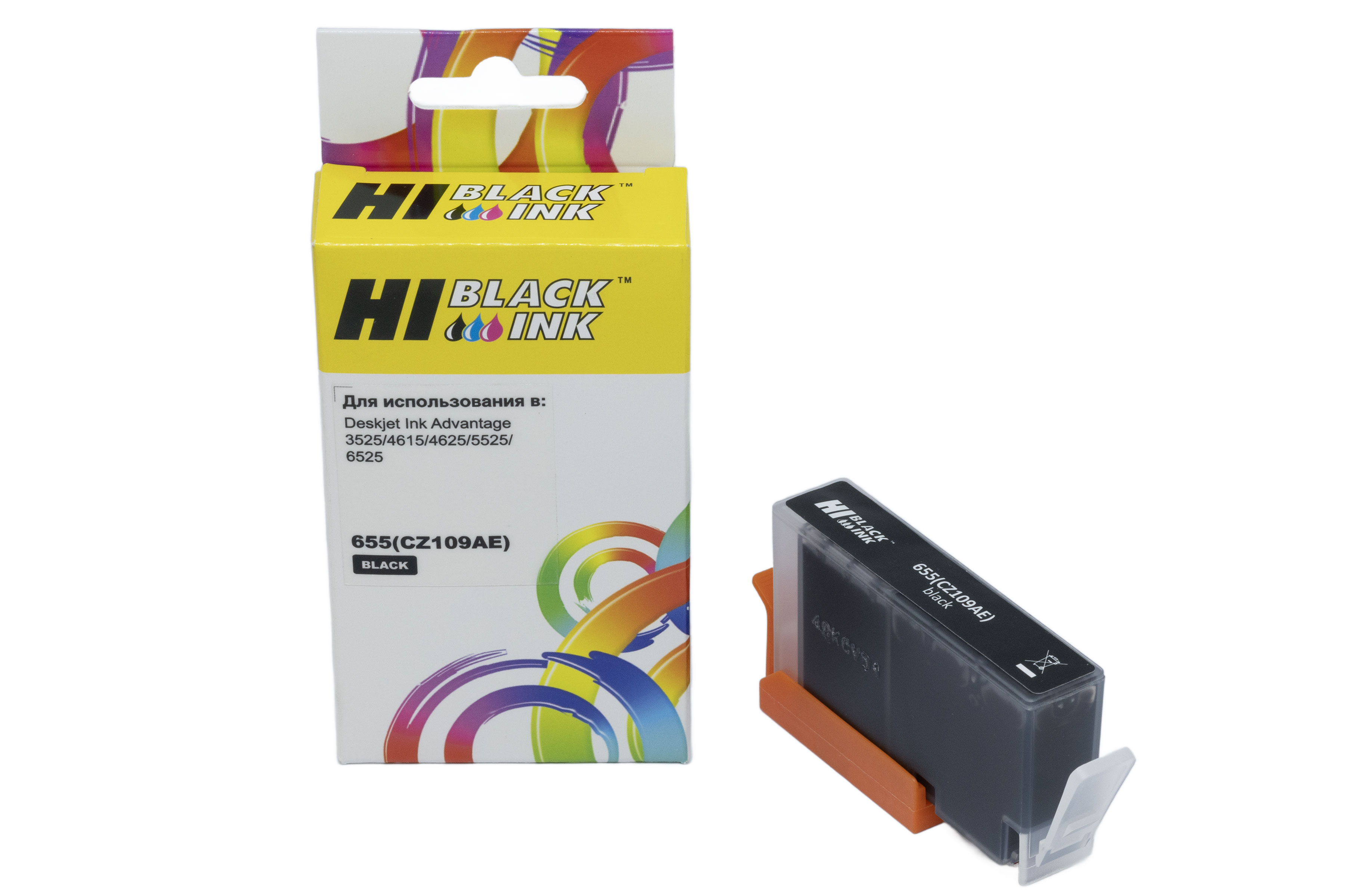 

Картридж струйный Hi-Black HB-CZ109AE (655/CZ109AE), совместимый, для HP DJ IA 3525/5525/4515/4525