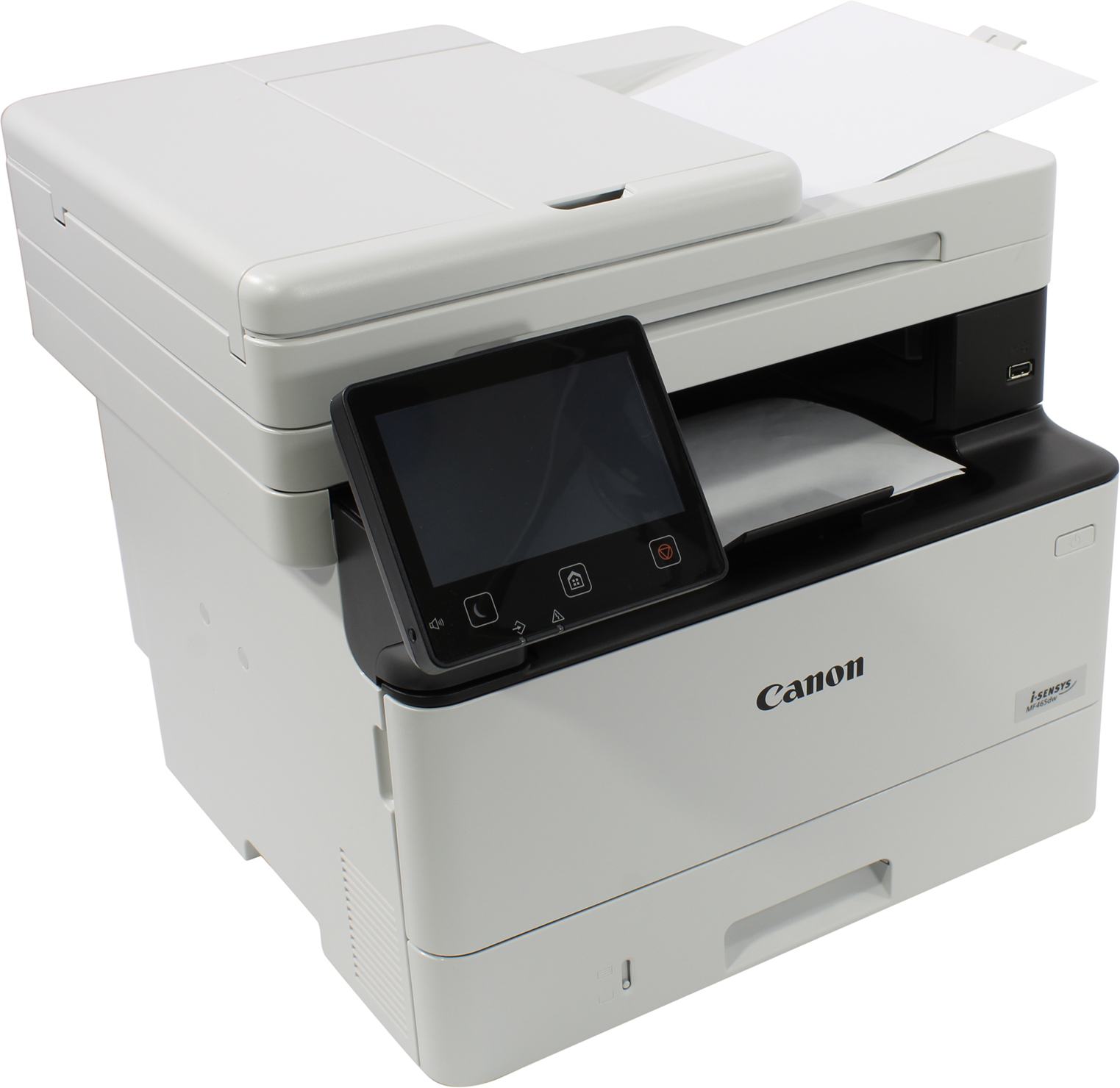 МФУ Canon i-SENSYS MF465DW, A4, ч/б, сетевой, Wi-Fi, USB, (5951C023/5951C007) может потребоваться переходник питания