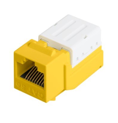 Вставка Keystone NIKOMAX NMC-KJUE2-FT-YL, KeyStone cat.6 (NMC-KJUE2-FT-YL)