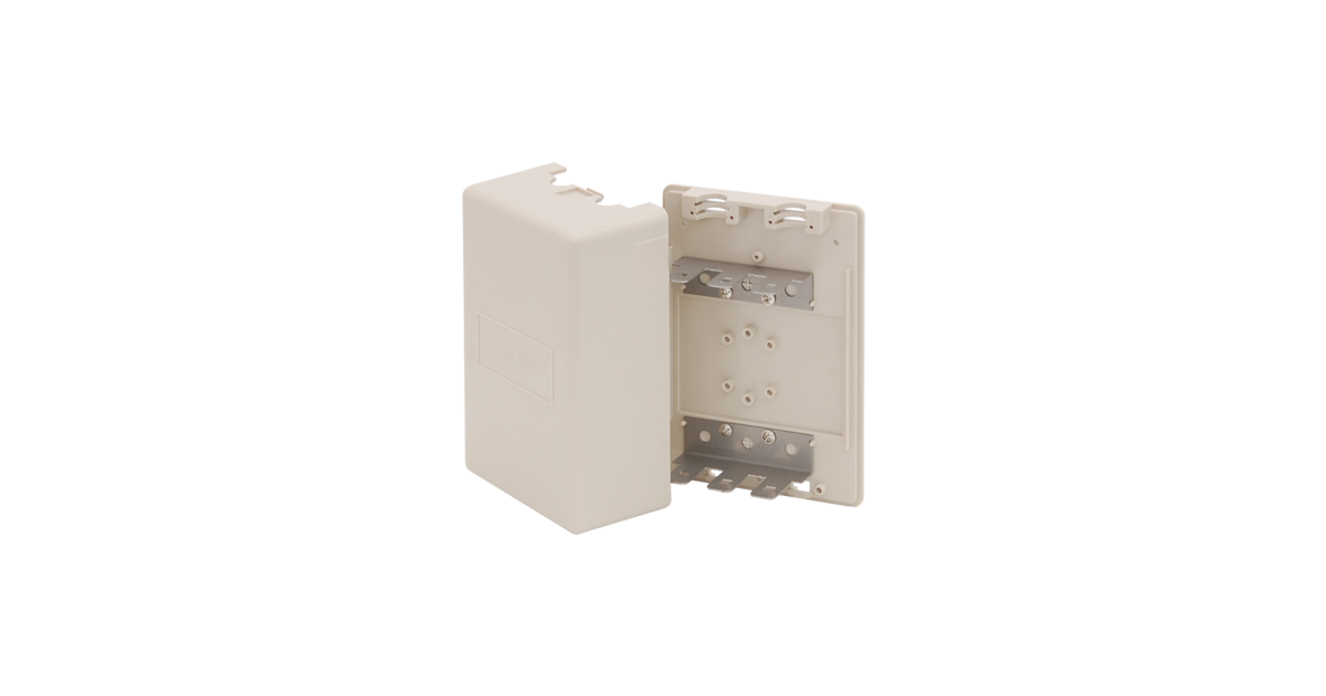 Бокс настенный распределительный NIKOMAX с кронштейнами, пластиковый (_NMC-WBPL3-P_SL001)