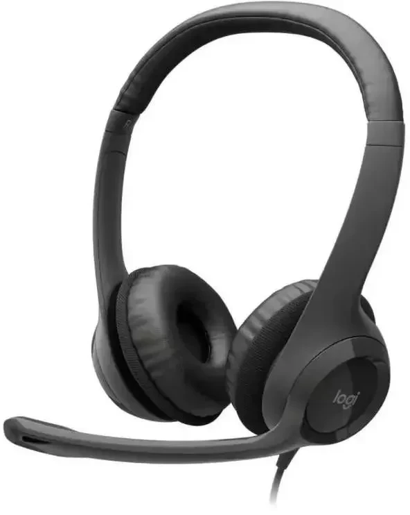 Проводная гарнитура Logitech H390, черный (981-001578)