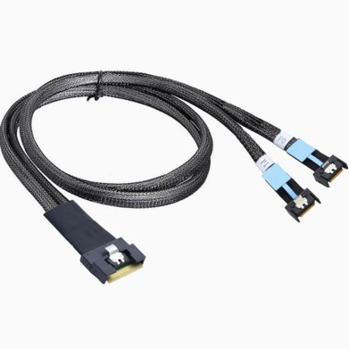 Кабель BaseTech 1 м (BT-SFF-8654-2-MCIO-4)